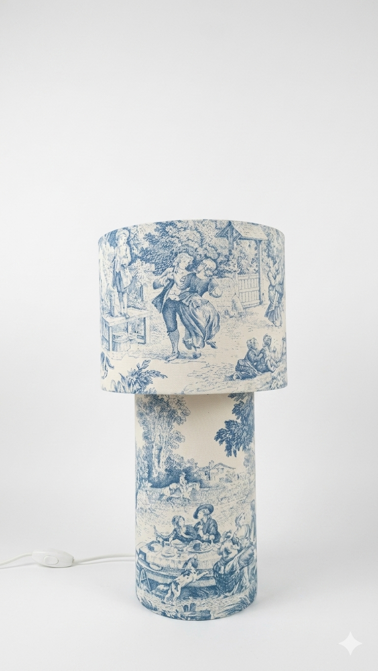 Lampada Toile de jouy
