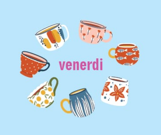 VENERDI 29 MAGGIO Acconto workshop di ceramica ORE 18.00-20.30