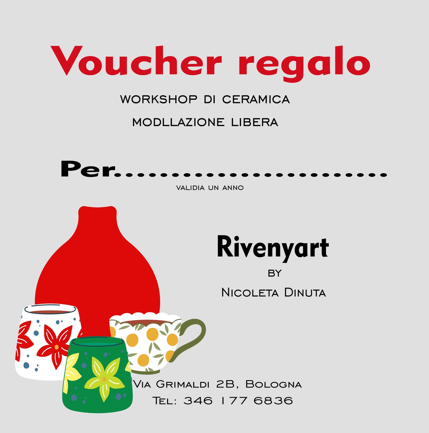 Voucer regalo x 3 persone
